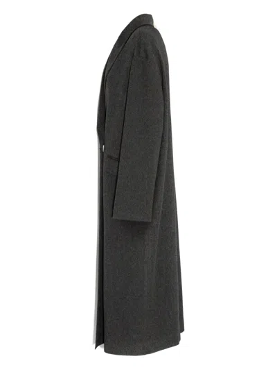 Tagliatore Linden Wool Double-breasted Coat In Blue