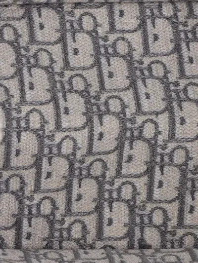 Pre-owned Dior Book Oblique Canvas Medium Tote Bag In White