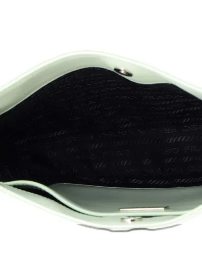 Pre-owned Prada Cleo Shoulder Bag Spazzolato Leather Medium Hobo Bag In Neutral