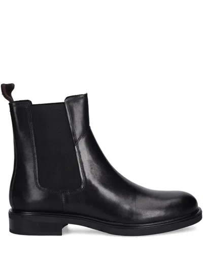 Vagabond 25mm Freya Elasticated Chelsea Boots In Black