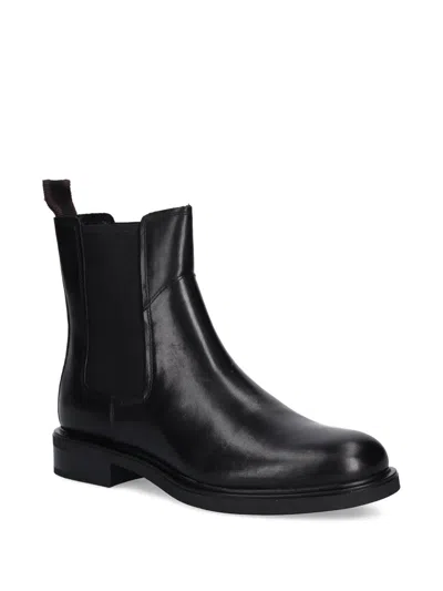 Vagabond 25mm Freya Elasticated Chelsea Boots In Black