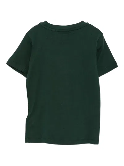 Lacoste Kids Organic Cotton T-shirt In Green