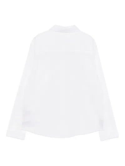 Lacoste Logo-embroidered Shirt In White