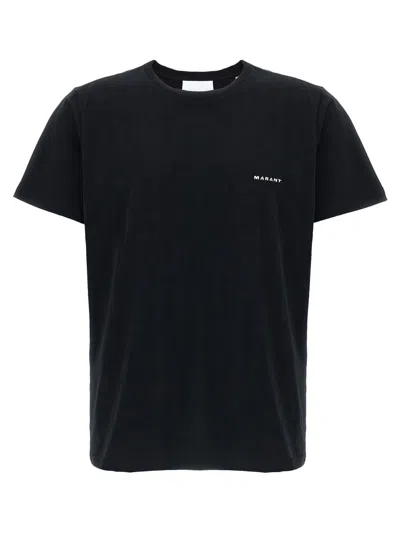 Isabel Marant Minimalist Black Cotton Short-sleeve T-shirt