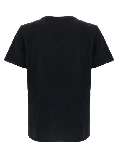 Isabel Marant Minimalist Black Cotton Short-sleeve T-shirt