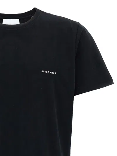 Isabel Marant Minimalist Black Cotton Short-sleeve T-shirt