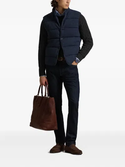 Polo Ralph Lauren Button-fastening Gilet In Blue