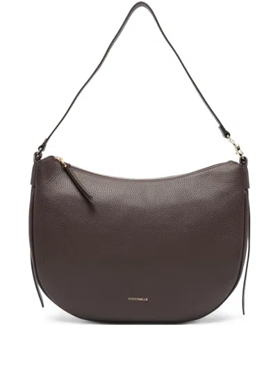 Coccinelle C-easy Tote Bag In Brown