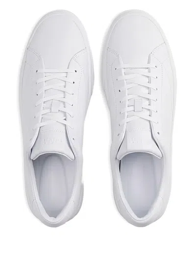 Tommy Hilfiger Basket Sneakers With Perforated Details In White