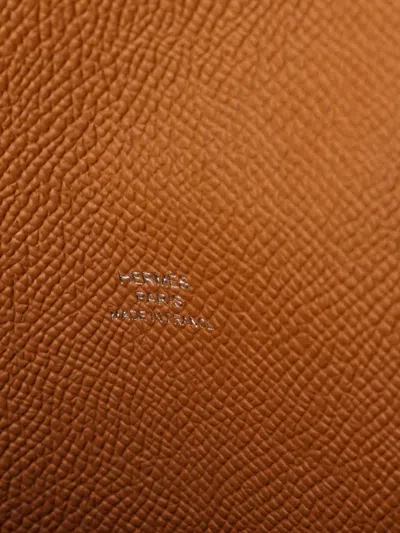 Pre-owned Hermes Nap Wallet Bag Epsom Crossbody Bag In Brown