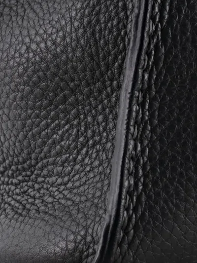 Pre-owned Fendi Selleria Peekaboo Bag Rigid Leather Regular Satchel In Gray