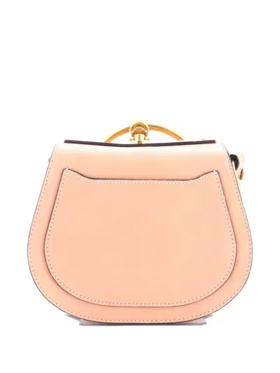 Pre-owned Chloé Nile Leather Small Crossbody Bag In Pink