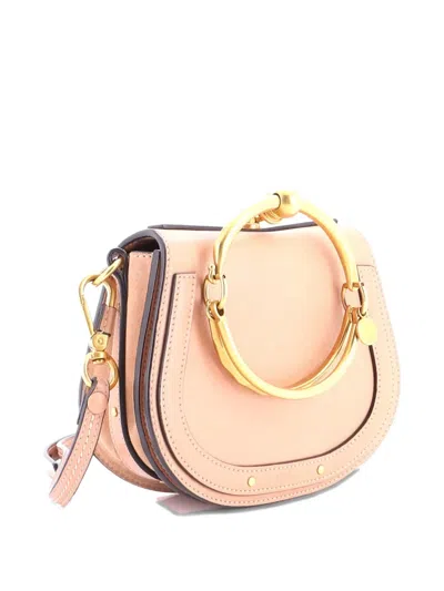Pre-owned Chloé Nile Leather Small Crossbody Bag In Pink