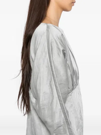 Yeareast Boat-neck Dress In Gray