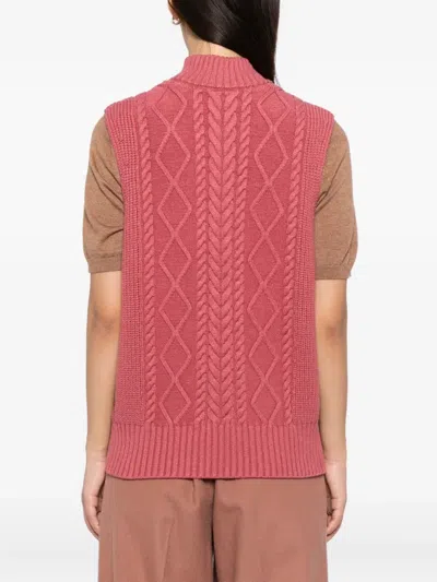 Varley Joilette Rollneck Vest In Pink