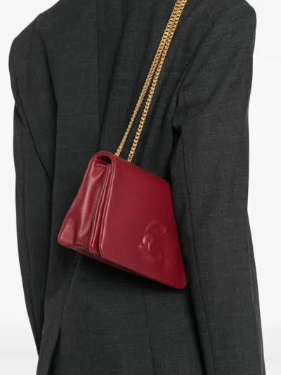 Coccinelle Mini Dulse Cross Body Bag In Red