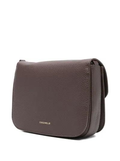 Coccinelle Small C-me Satchel Bag In Gray