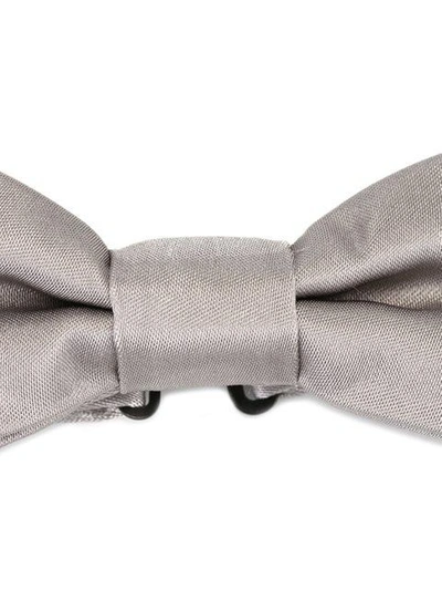 Shop Dolce & Gabbana Classic Bow Tie In Grey