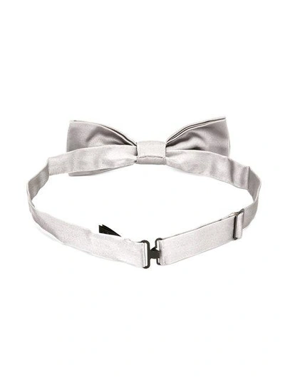 Shop Dolce & Gabbana Classic Bow Tie In Grey