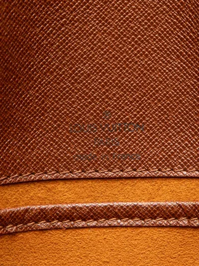 Pre-owned Louis Vuitton 2000 Monogram Musette Tango Short Strap Shoulder Bag In Brown