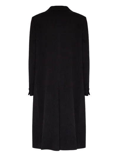 Tagliatore Amanda Button Single-breasted Coat In Black