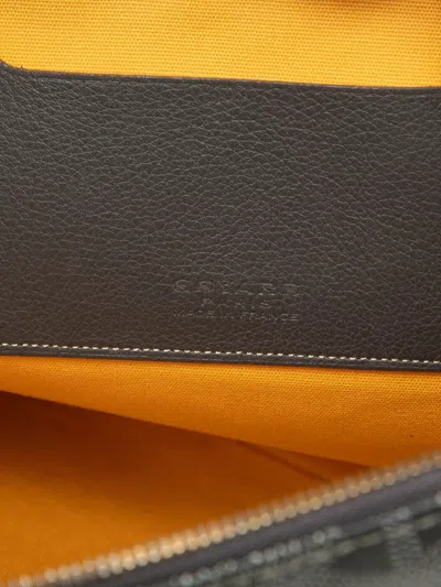 Pre-owned Goyard 2019 Ine Senat Mm Clutch Bag In Gray