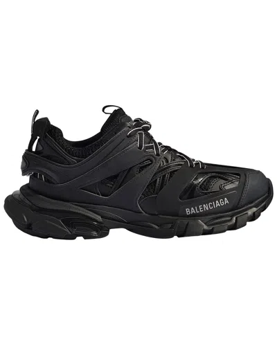 Balenciaga Track Sneakers In Mesh And Synthetic Leather In Black