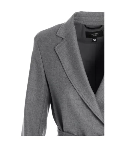 Weekend Max Mara Wool Jacket In Gray