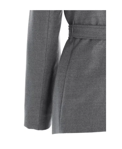 Weekend Max Mara Wool Jacket In Gray