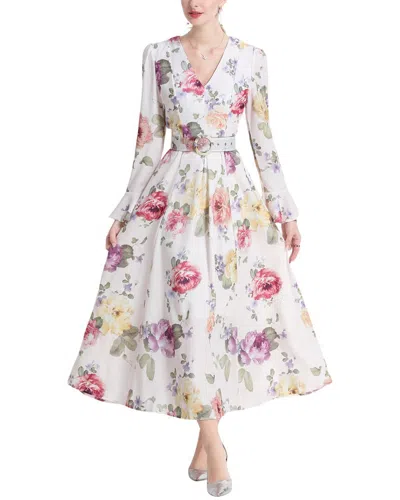 Kaimilan Midi Dress In White