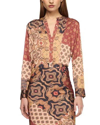 Misa Los Angeles Frankie Top In Brown