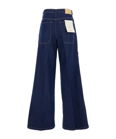 Merci Wide-leg Jeans In Blue