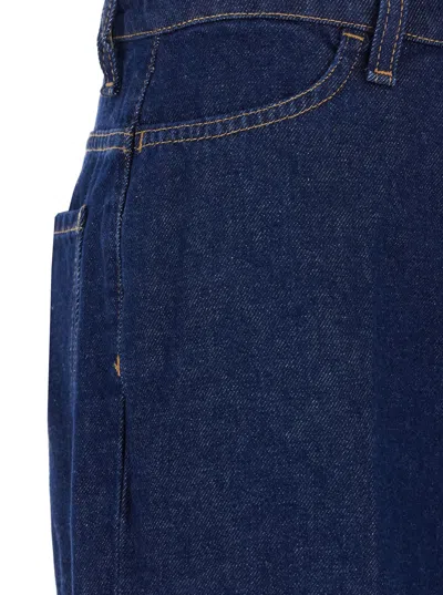 Merci Wide-leg Jeans In Blue