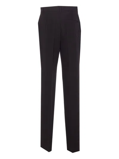 Liu •jo Button-fastening Trousers In Black