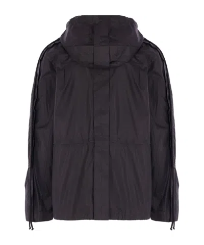 Craig Green High-collar Hooded Jacket In Black