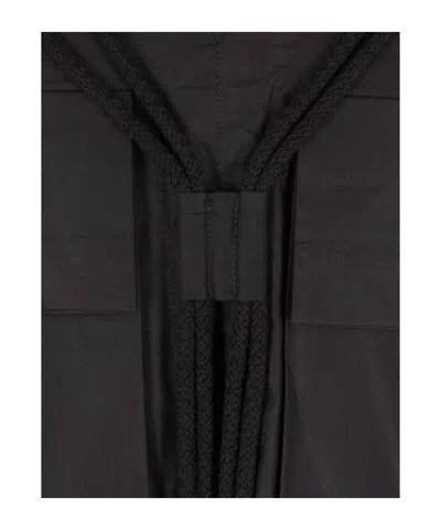 Craig Green High-collar Hooded Jacket In Black