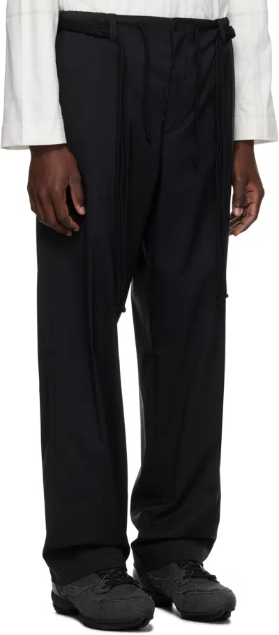 Craig Green Elasticized Worker Trousers In Black
