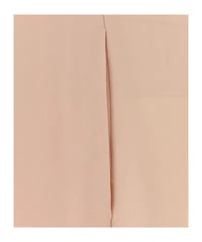 Alberta Ferretti Alberta Ferreti Pink Silk Wide-leg Pant In Pink