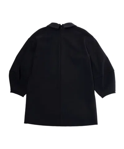 Il Gufo Shirt Collar Dress In Black