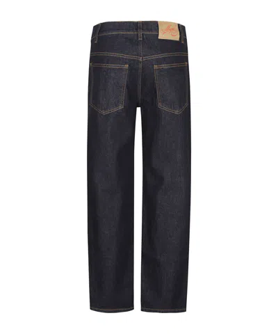 Msgm Ankle Cut Denim Jeans In Black