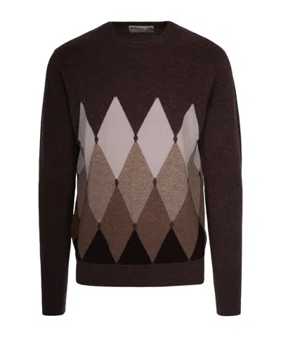 Ballantyne Sweater In Burgundy