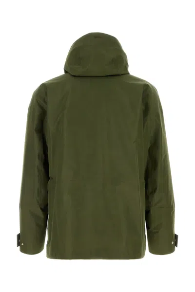 Herno Hooded Casual Jacket In Green