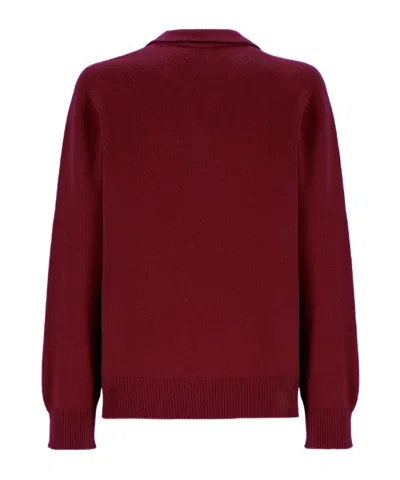 Laneus V-neck Sweater In Brown
