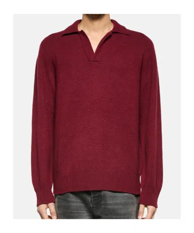 Laneus V-neck Sweater In Brown