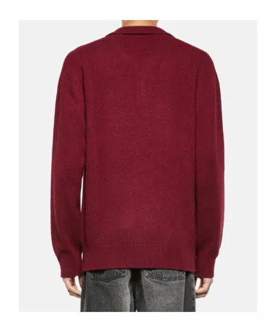 Laneus V-neck Sweater In Brown