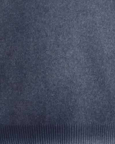 Aragona Cashmere Crewneck With Gradient Effect In Blue