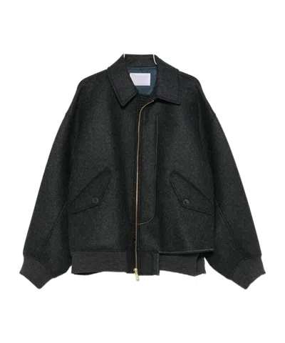 Kolor "blouson 10" Shirt Jacket In Black