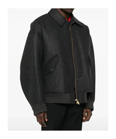 Kolor "blouson 10" Shirt Jacket In Black