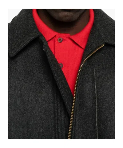 Kolor "blouson 10" Shirt Jacket In Black