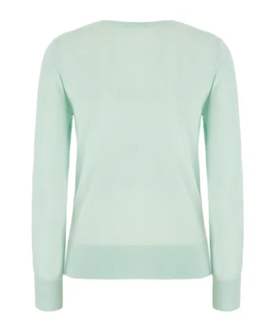 Calvin Klein Long-sleeved Sweater In Green